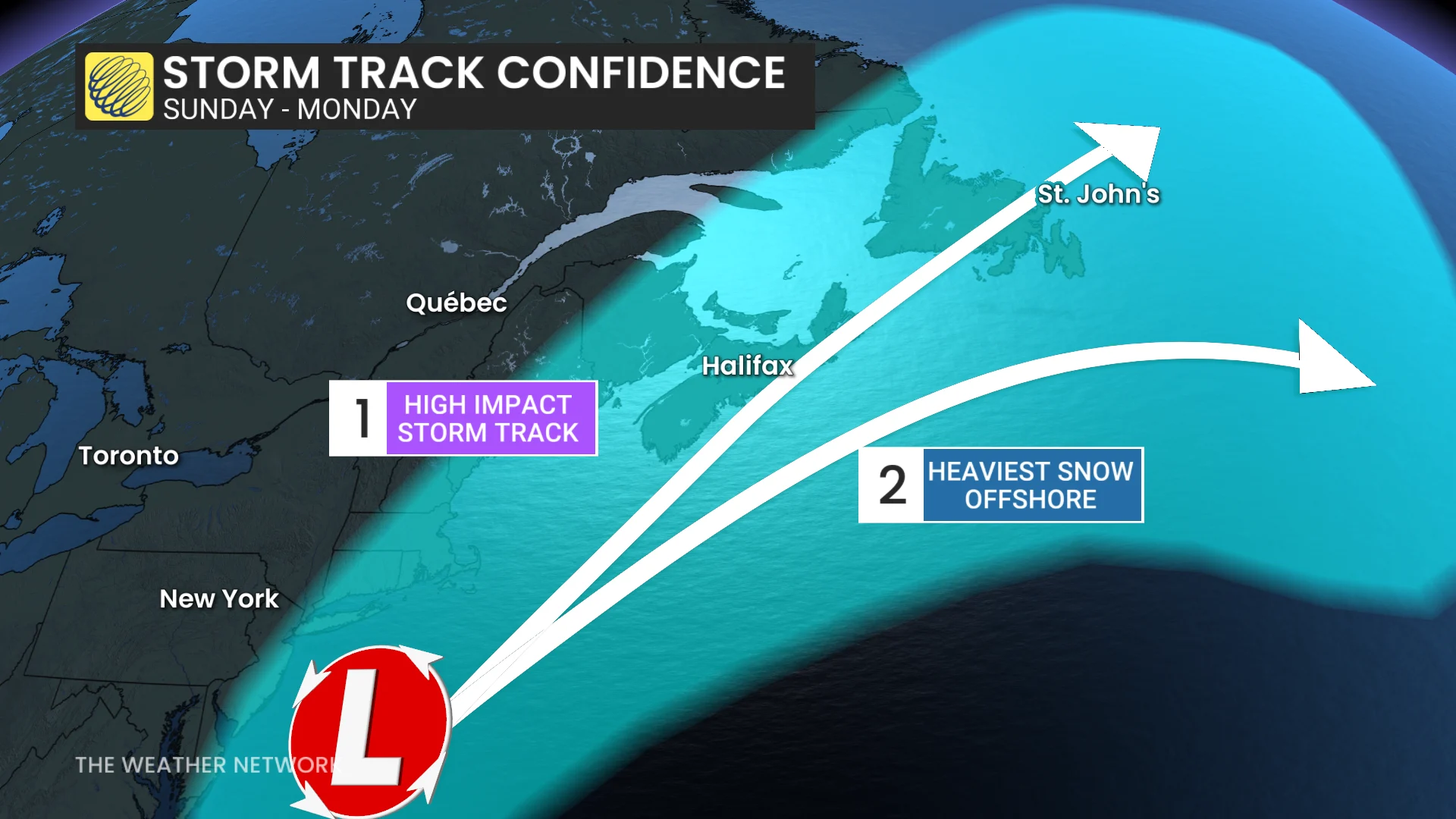 Baron - Storm track confidence Atlantic Canada - Jan 28