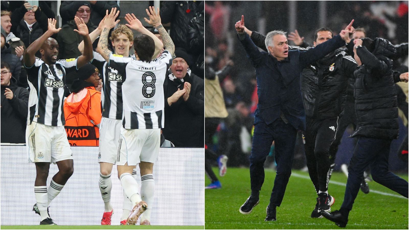 Newcastle draw Qarabag in Champions League play-offs as Mourinho faces Real Madrid again