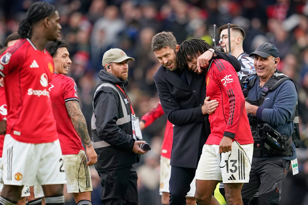 Roy Keane responds to call for Michael Carrick to get permanent Man United manager’s job after derby win