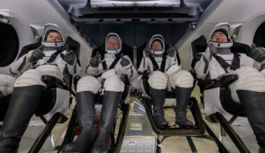 Sick astronaut returns to Earth with crew in NASA’s 1st medical evacuation - National