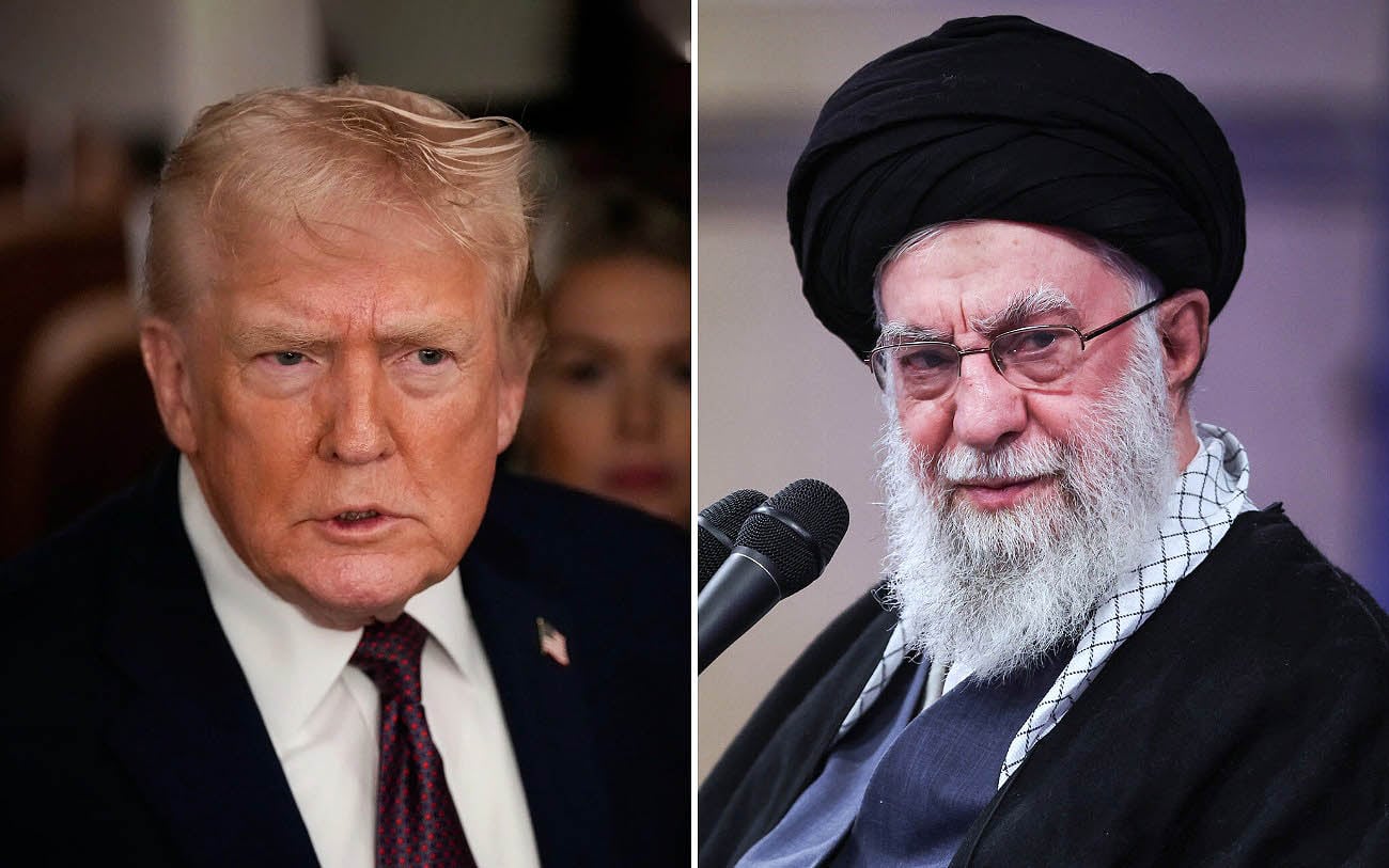 In first, Trump appears to call for end of 'sick man' Khamenei's rule in Iran