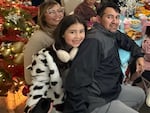 Yohendry De Jesus Crespo, Darianny Liseth Gonzalez De Crespo and Diana Crespo, shown here in a photo provided by a friend of the family's, were detained by immigration officers while seeking medical care for 7-year-old Diana on Friday, Jan. 16, 2026.