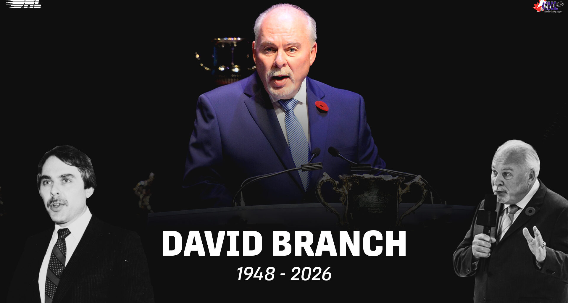 OHL, CHL Mourn the Loss of David Branch, Transformative Commissioner and Hockey Visionary