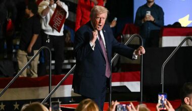 President Donald Trump at a political rally in Rocky Mount, North Carolina, on Dec. 19, 2025. (ANDREW CABALLERO-REYNOLDS / AFP via Getty Images)