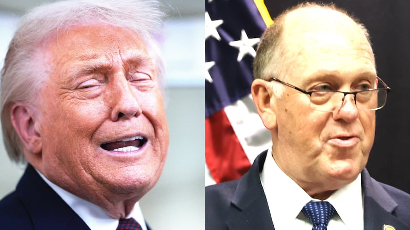 Donald Trump and his border czar Tom Homan