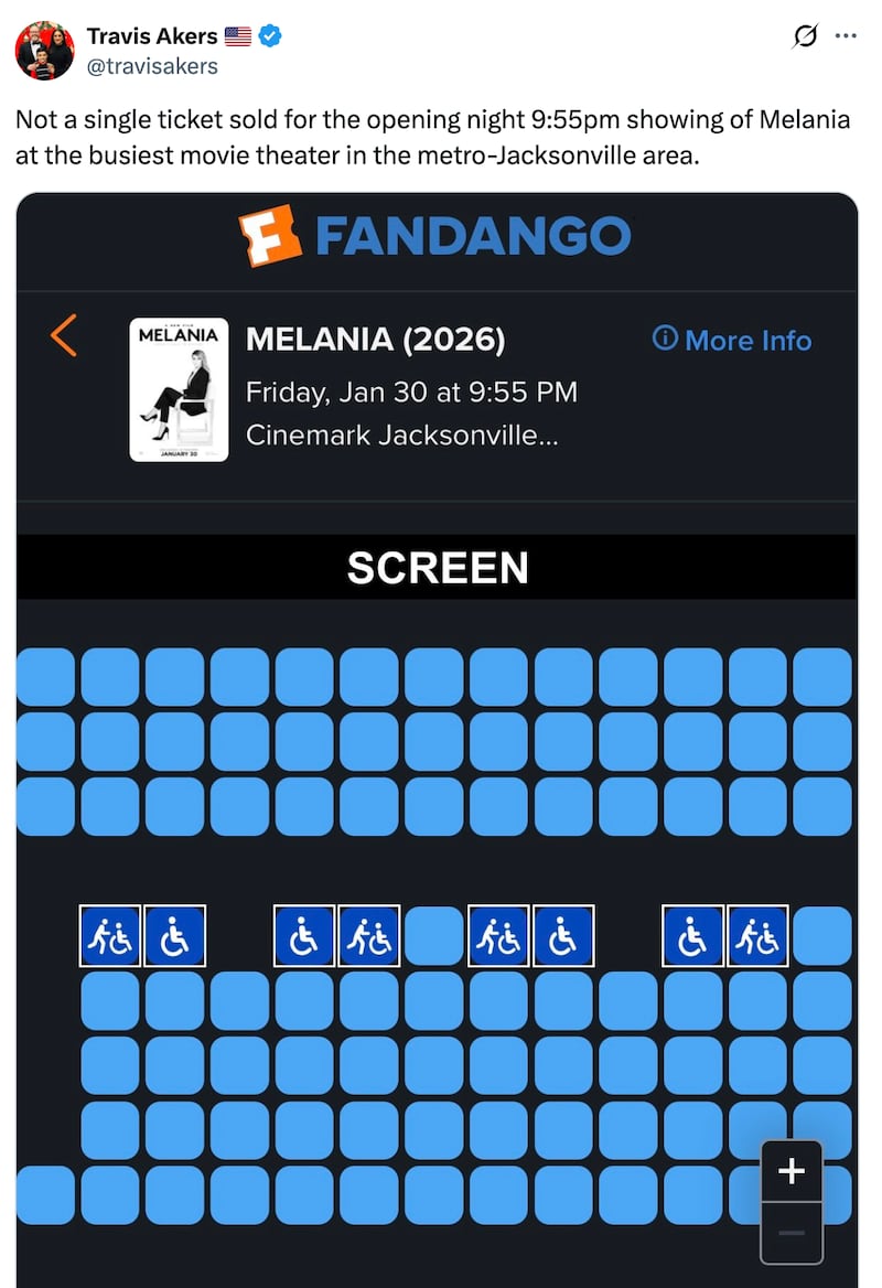 Image of Travis Akers tweet.