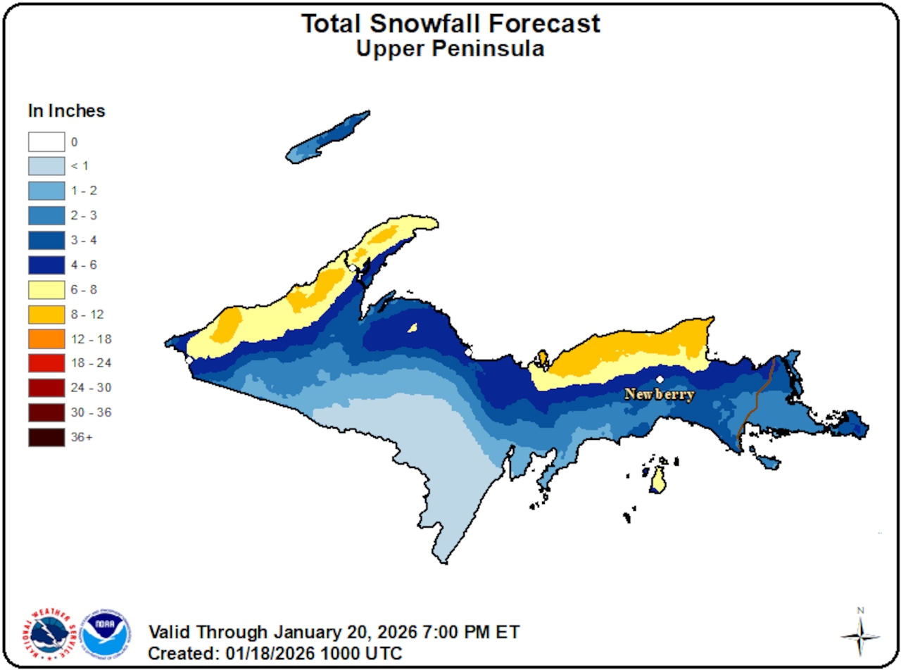 total Michigan heavy snow