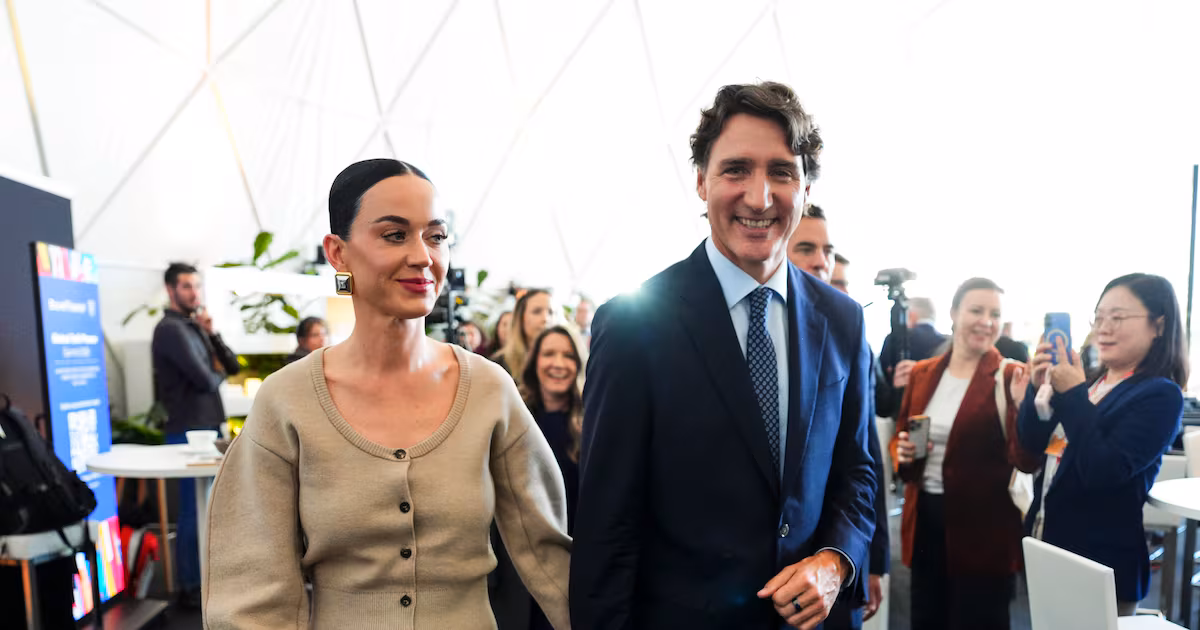 Justin Trudeau joined by Katy Perry at World Economic Forum - CTV News