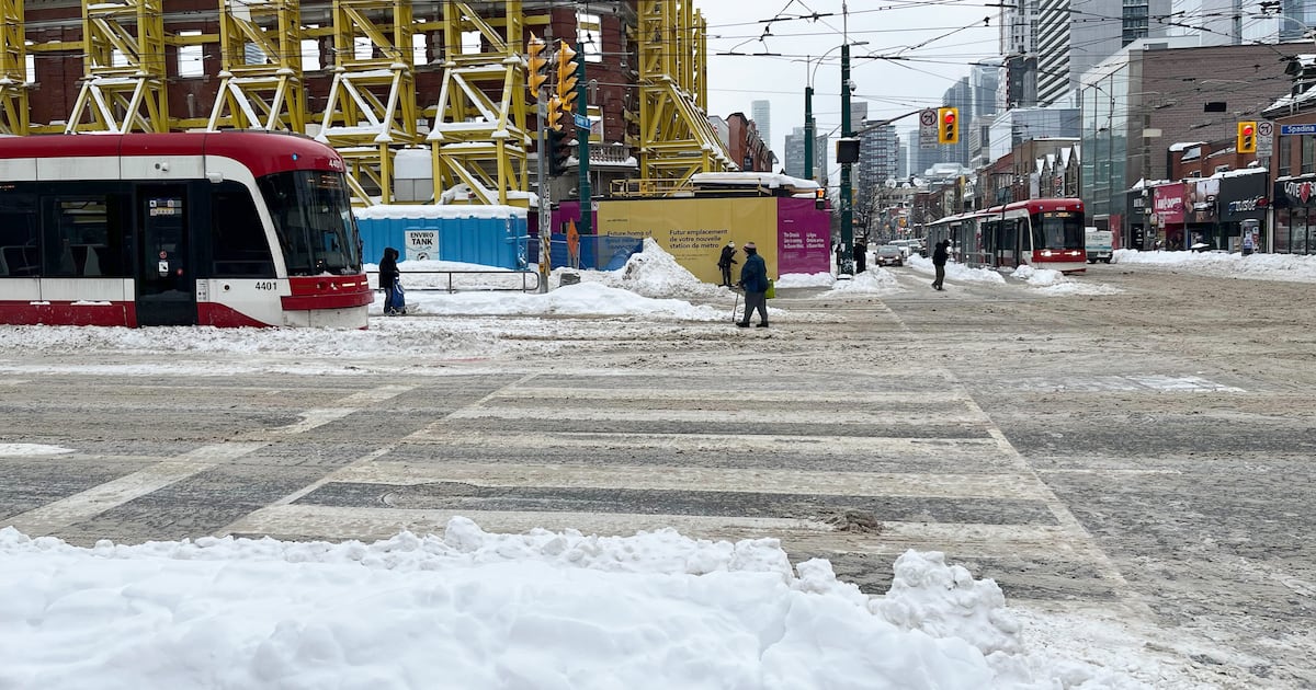 Toronto sidewalks still a mess days after snowstorm