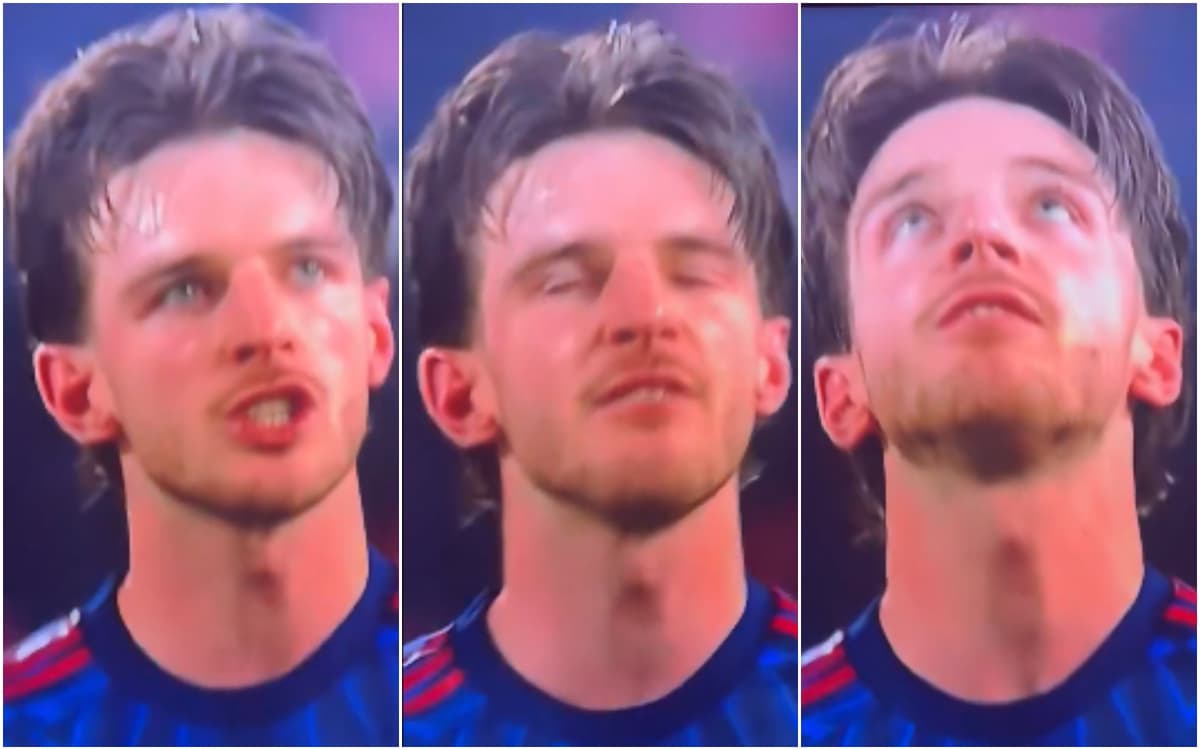 Arsenal fans spot Rice's X-rated reaction to Nottingham Forest draw - London Evening Standard