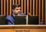 Councilor Sameer Kanal at a Portland City Council meeting on Feb. 5, 2025, Portland, Ore.