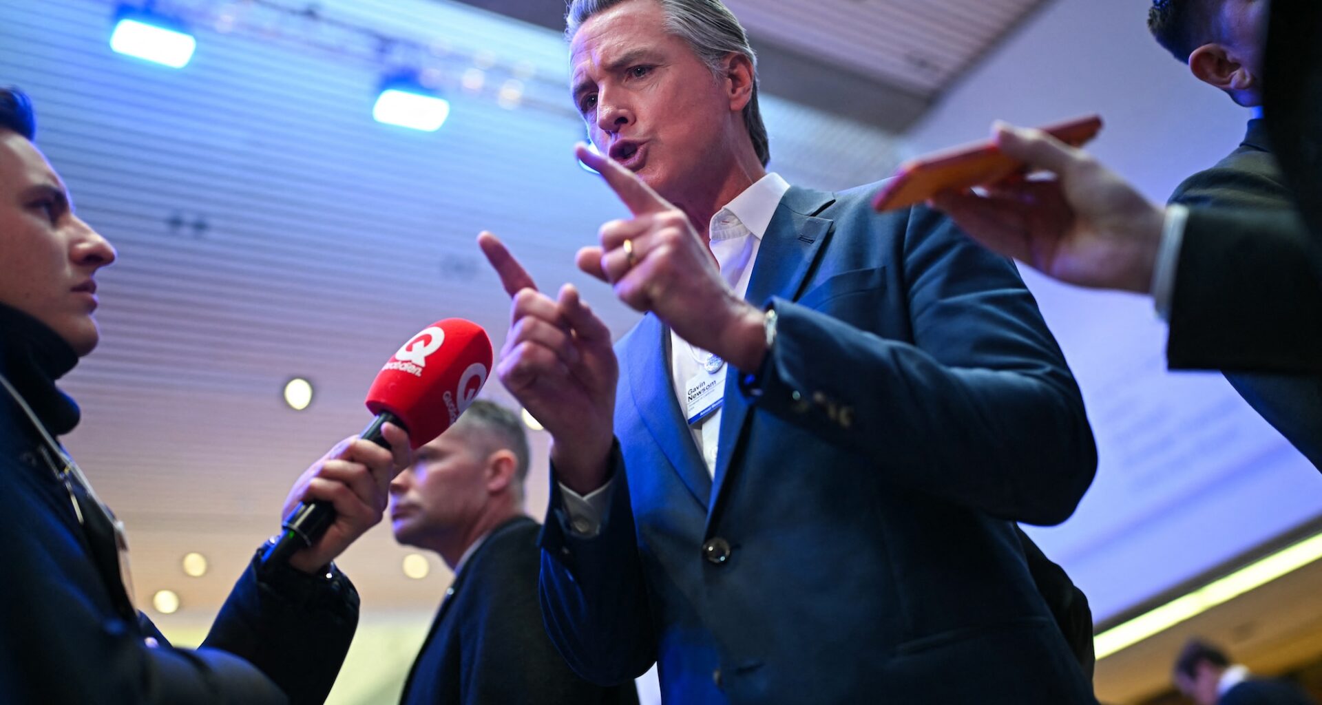 Newsom Trolls Trump in Davos, Says He’s Living ‘Rent-Free’ in the President’s Head