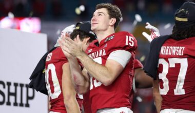 AP Top 25: Indiana earns first No. 1 football finish, plus more final poll superlatives