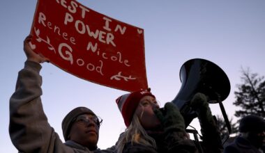 Protesters attend church where Minnesota ICE official is a pastor