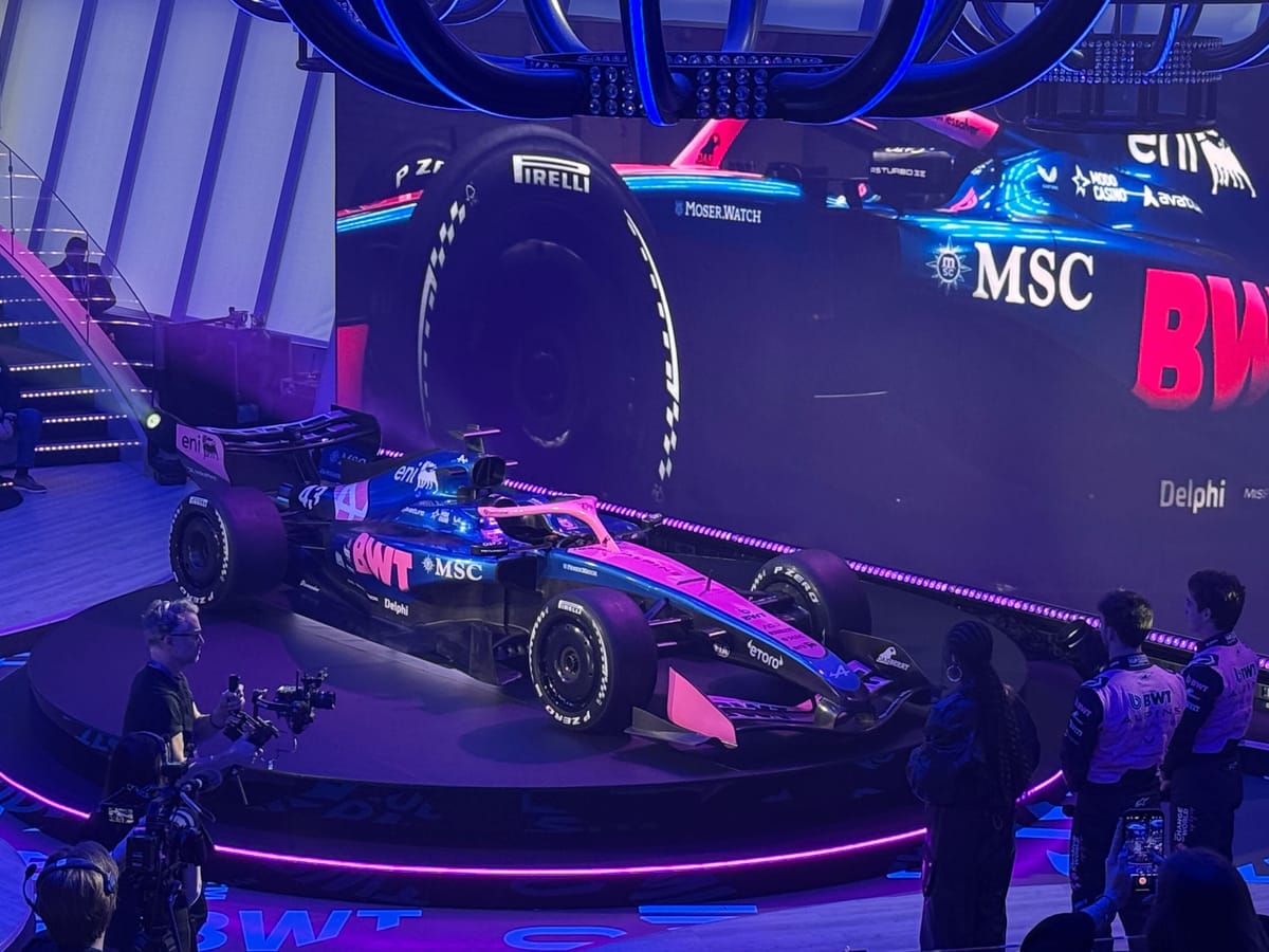 Alpine reveals 2026 F1 livery in launch on boat
