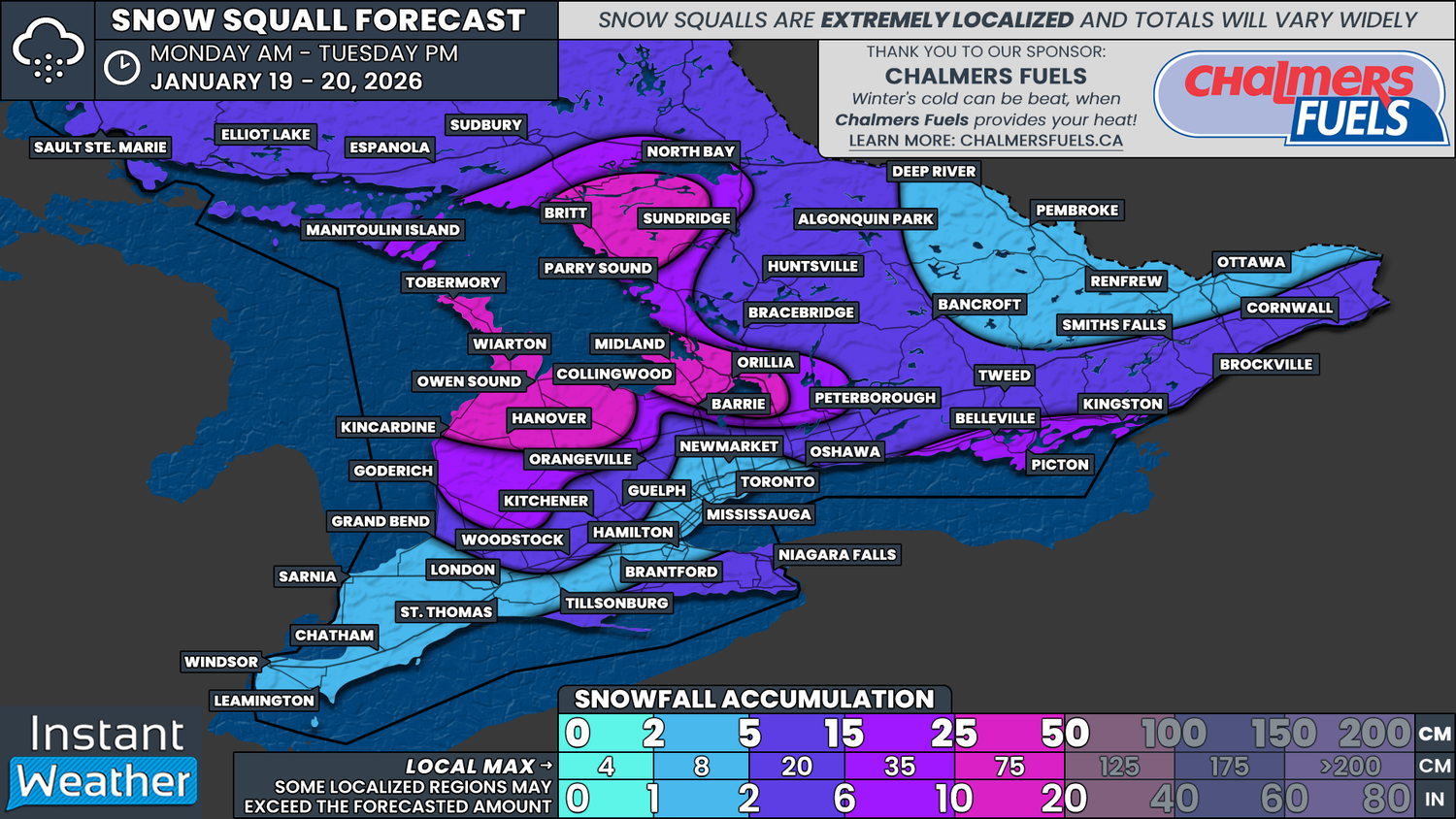 Southern Ontario Plunges Into the Deep Freeze With Dangerous Blizzard Conditions on Monday