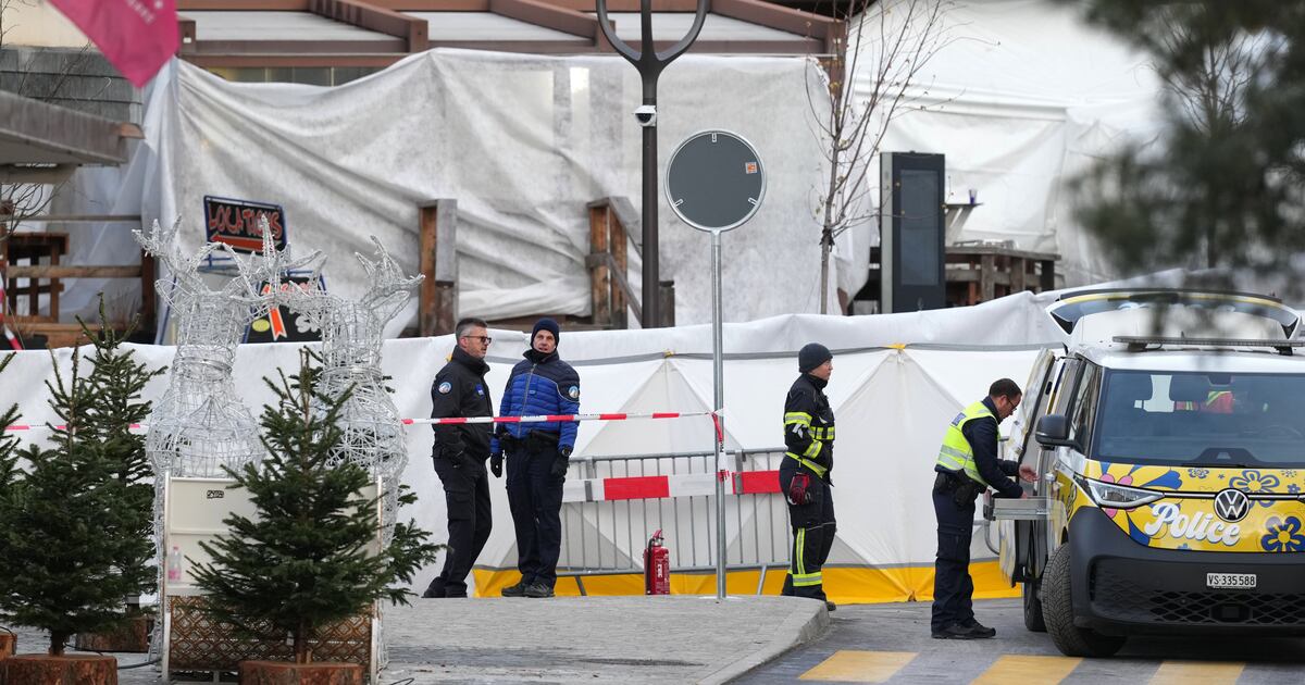 Officials believe sparkling flares atop champagne bottles ignited fatal Swiss bar fire - CTV News