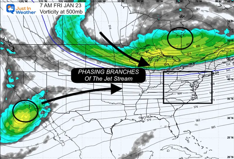 January 20 weather jet stream vorticity Friday