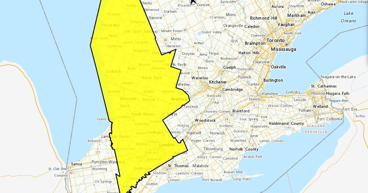 Snow squalls expected to reduce visibility in parts of southwestern Ontario - CTV News