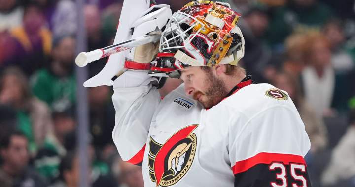 Ottawa Senators GM ‘disgusted’ over ‘fabricated’ rumours about Ullmark’s leave