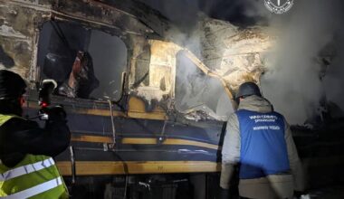 Russian strike on passenger train in northeastern Ukraine kills five, prosecutors say