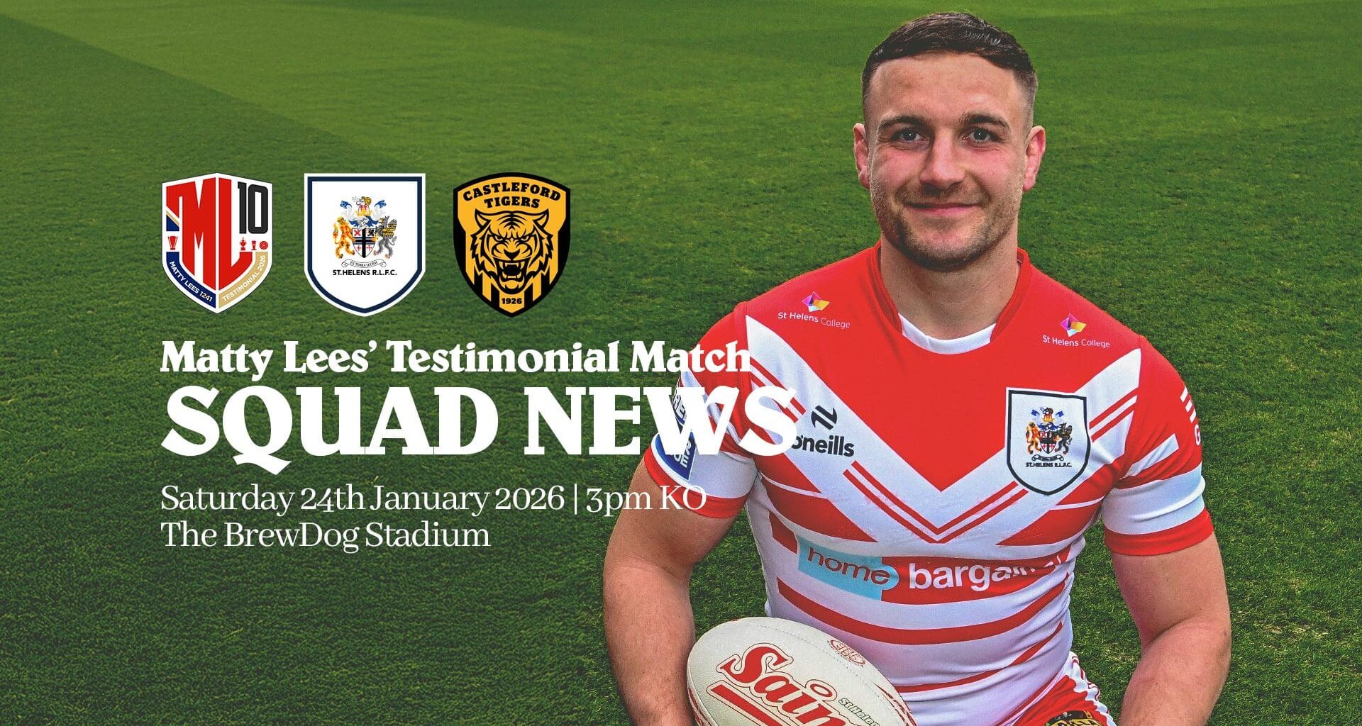Squad named for Lees Testimonial