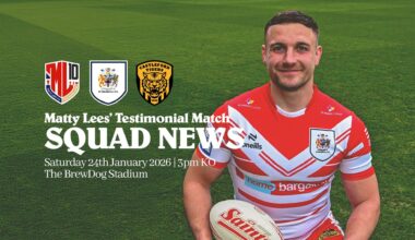 Squad named for Lees Testimonial