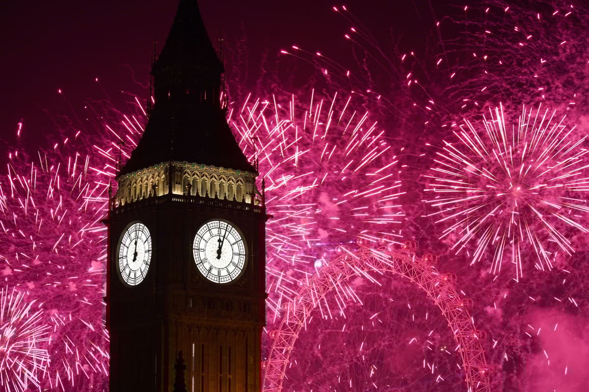 London celebrates New Year with 'world's greatest' fireworks display - London Evening Standard