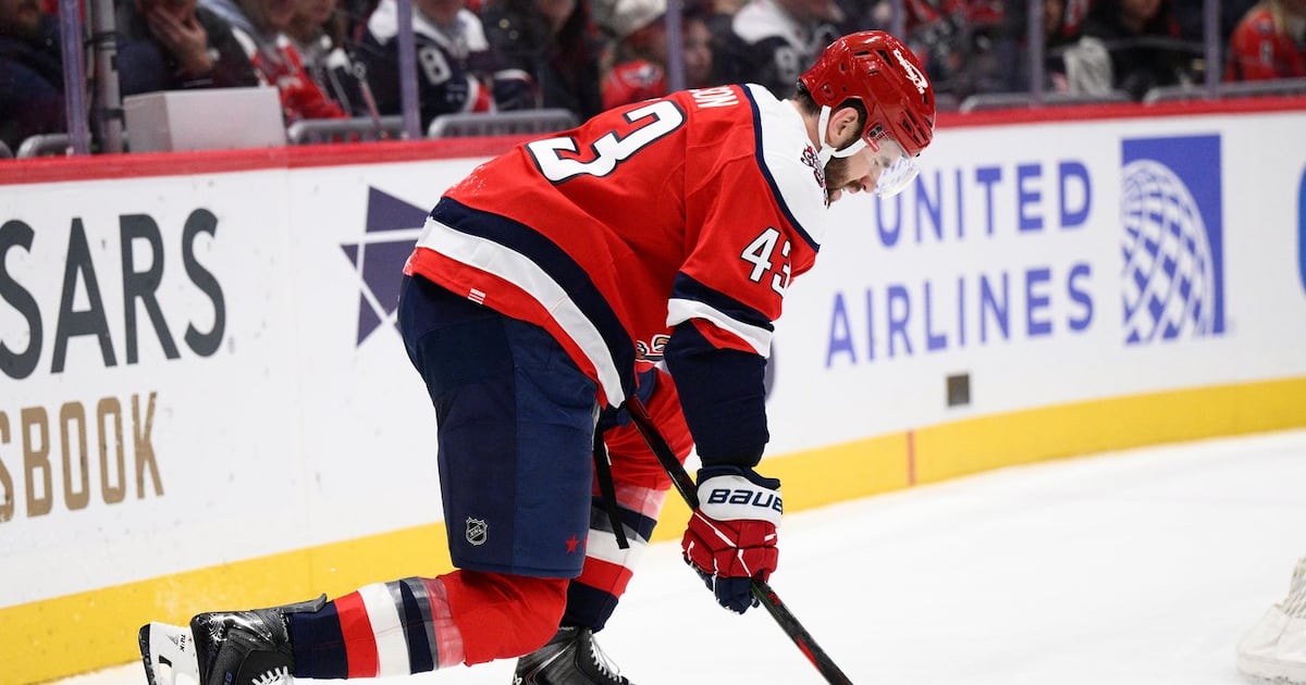 Washington Capitals' Tom Wilson questionable to return with lower-body injury