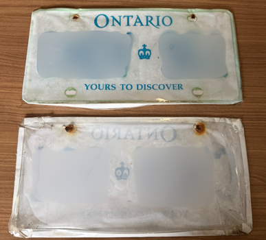 Peterborough driver caught using paper licence plates