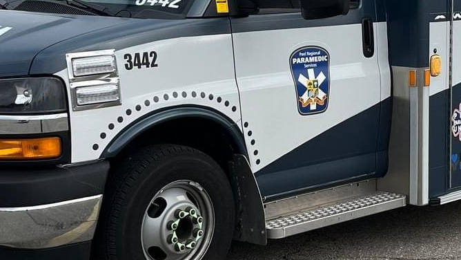 Woman dead after being struck by transport truck in Brampton