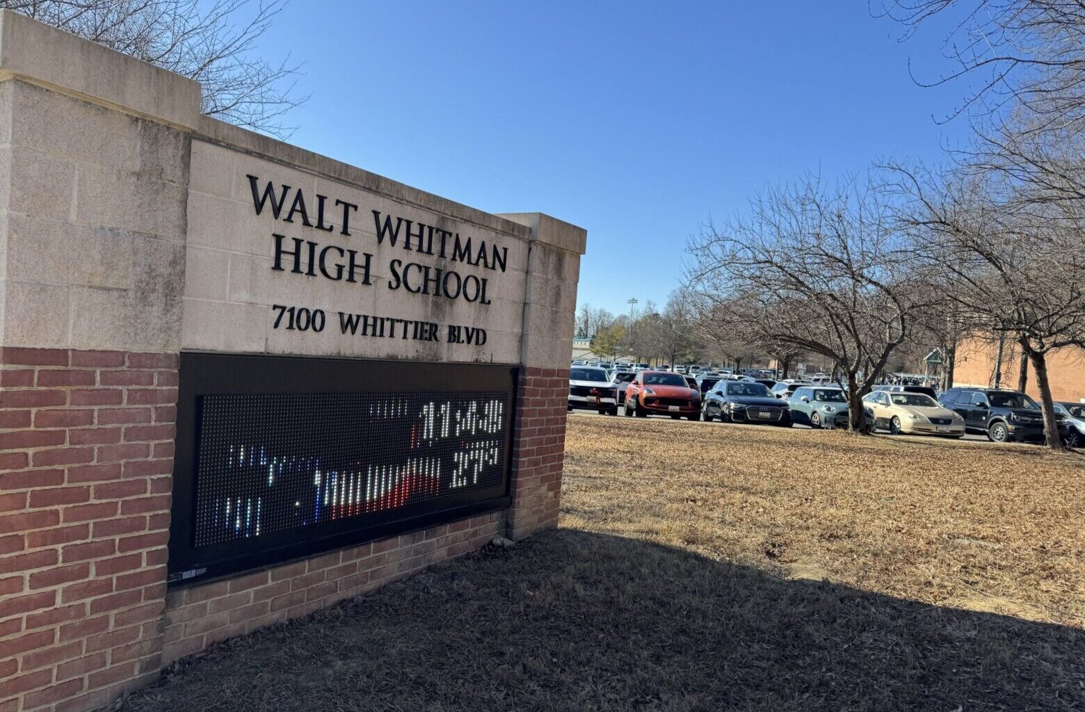 ‘Everyone’s living in fear’: Students at Bethesda high school walk out to protest ICE