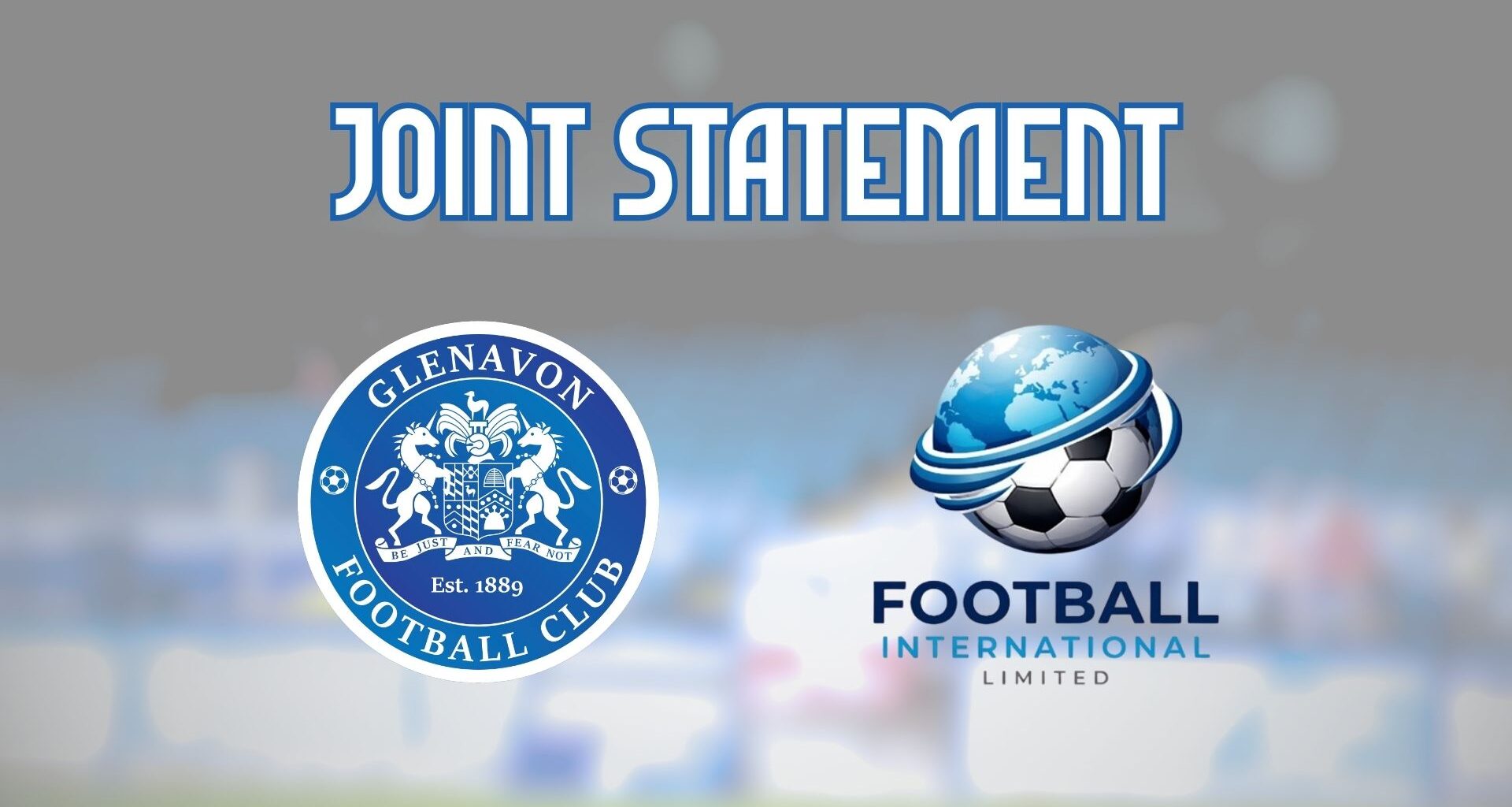 JOINT PRESS RELEASE – Glenavon Football Club