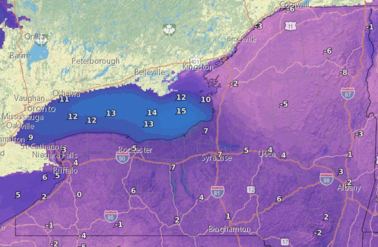 Cold week in Upstate New York