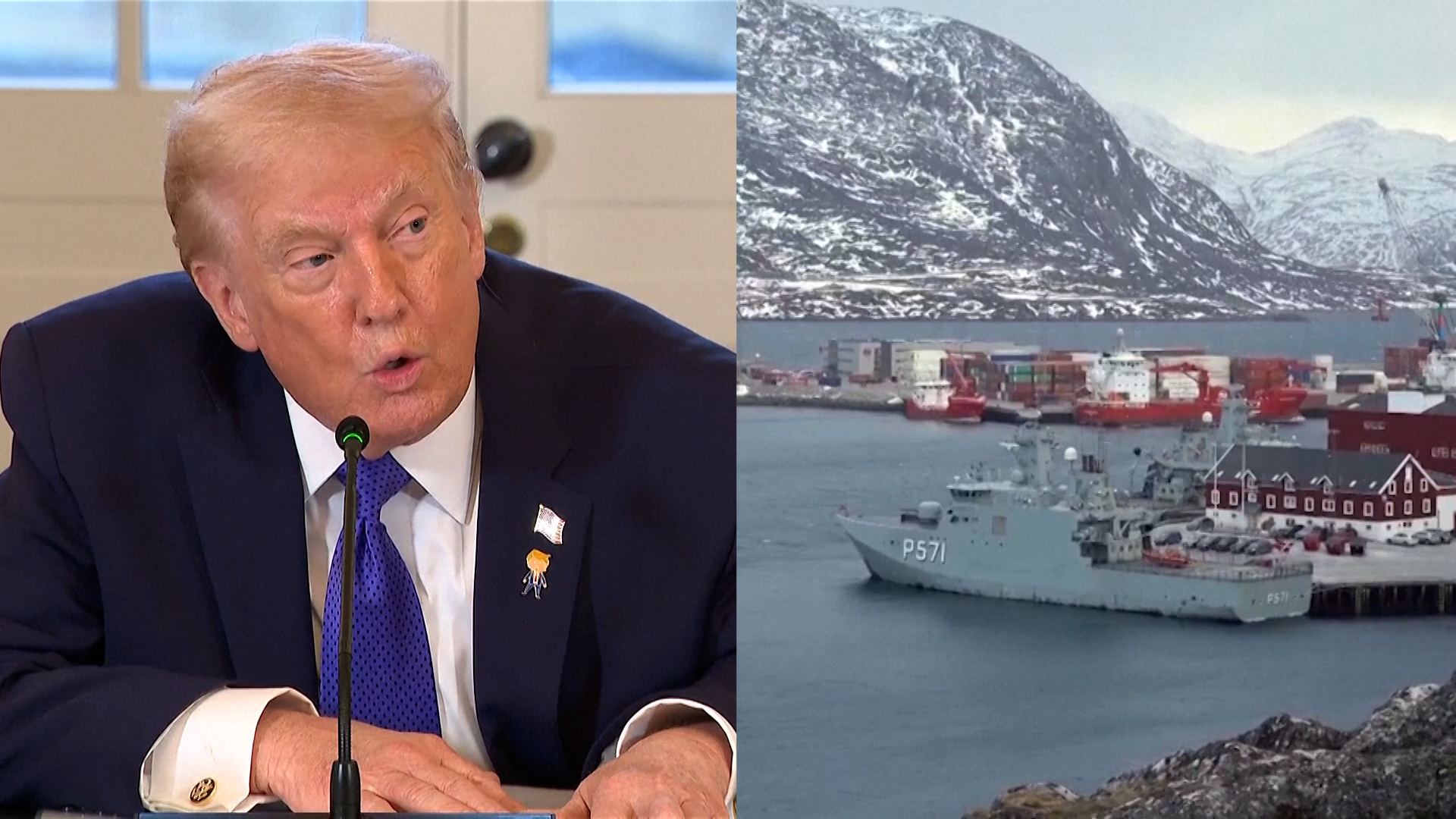 Click to play video: 'Trump says US will acquire Greenland ‘whether they like it or not’'