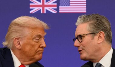Starmer condemns 'completely wrong' Trump tariffs