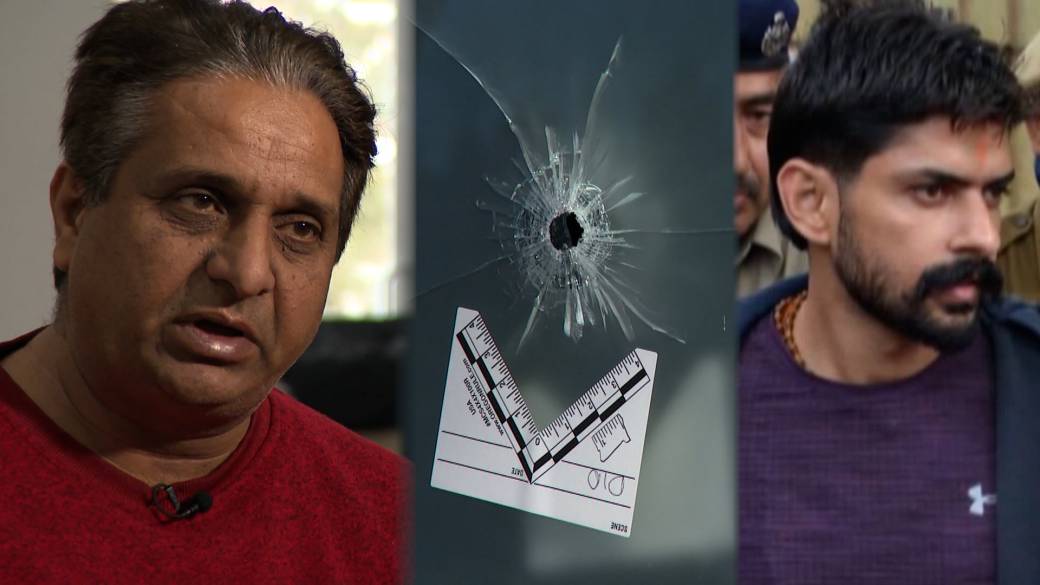 Click to play video: '‘They can shoot me’: Fear-stricken Ontario family speaks after Bishnoi gang violence in Canada'