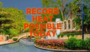 Record-challenging heat, fire danger today