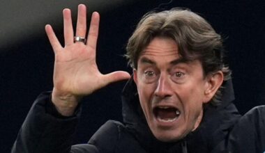 Frank half-time sack somehow dodged and decision delayed by five decent Spurs minutes