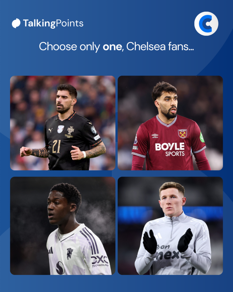 Chelsea midfielder targets