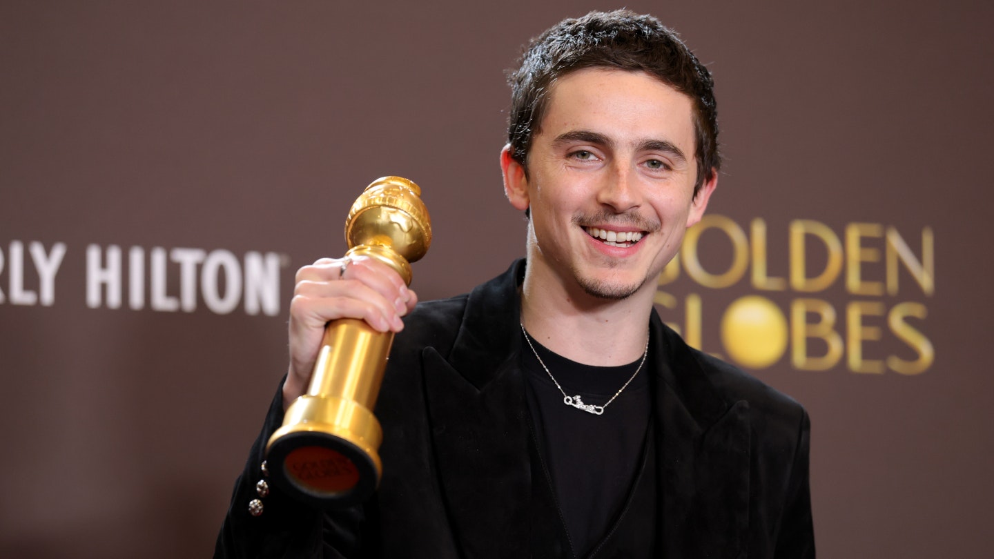 Timothée Chalamet Wins Big At Golden Globes Awards 2026