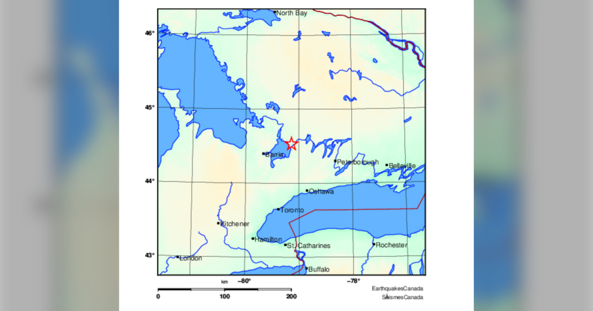 Earthquake hits Orillia area