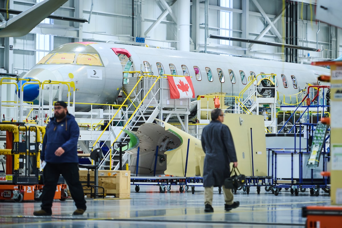 Bombardier to build new manufacturing plant in Montreal as it plans production boost