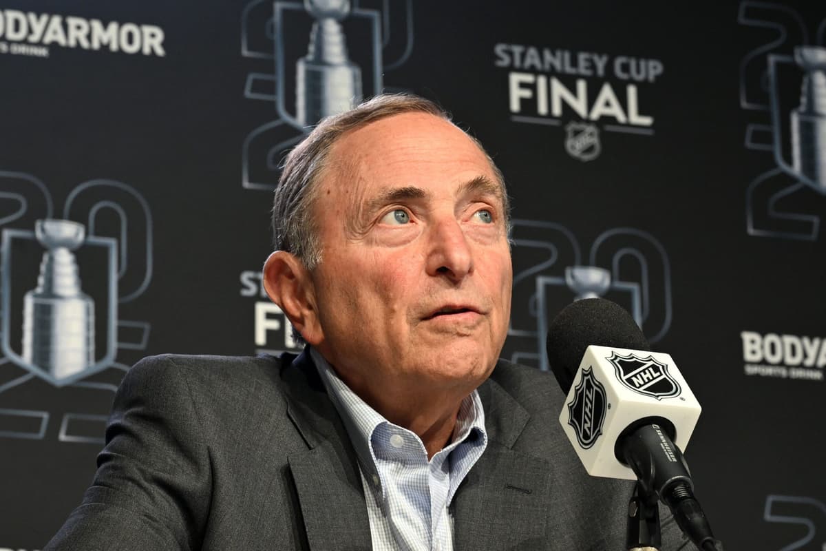 NHL commissioner Gary Bettman says he binged Heated Rivalry in one night