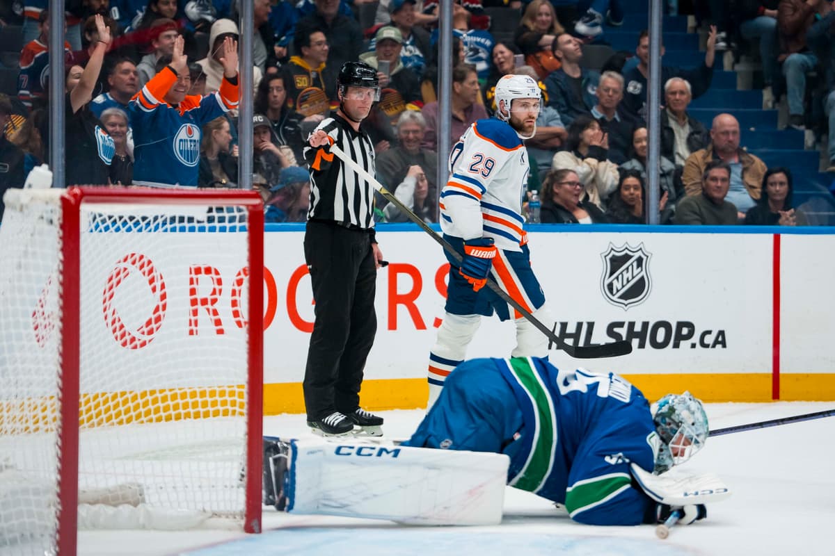 Tolopilo surprise starter for Canucks, Draisaitl on leave for the Oilers