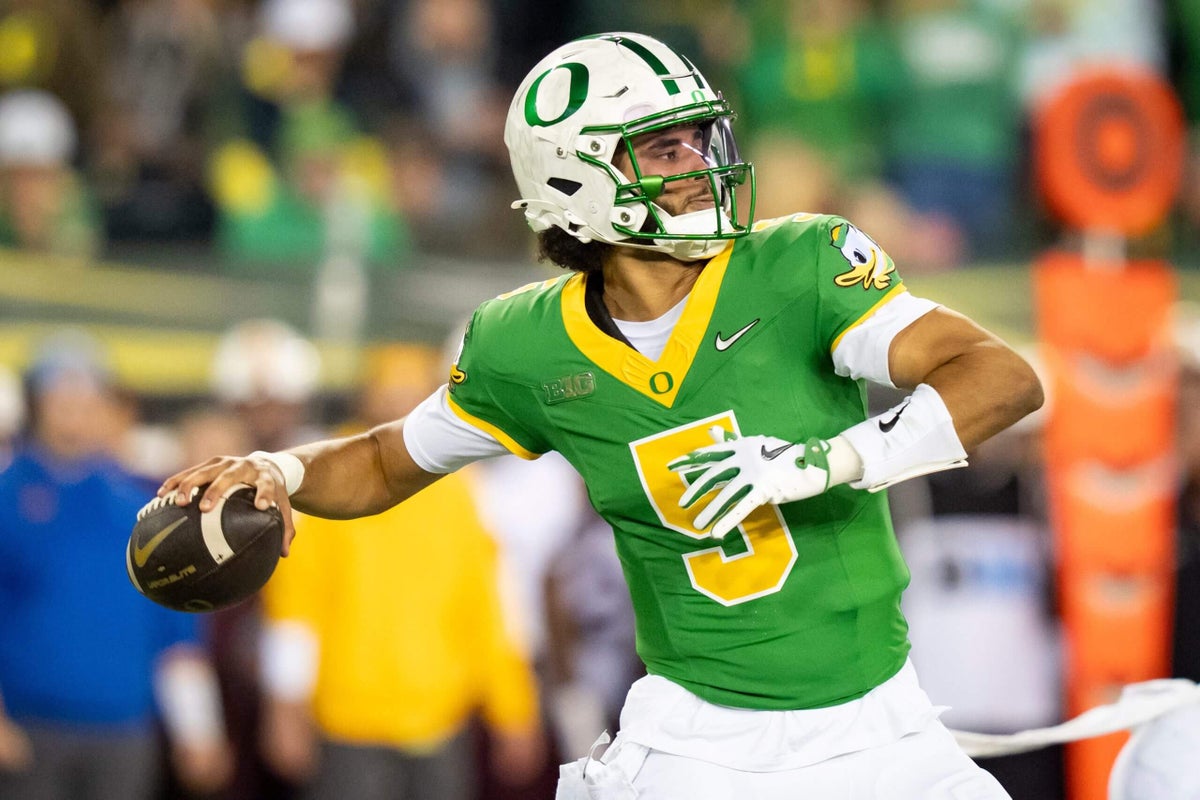 With Dante Moore passing on the NFL Draft, a reset of the Jets’ QB search