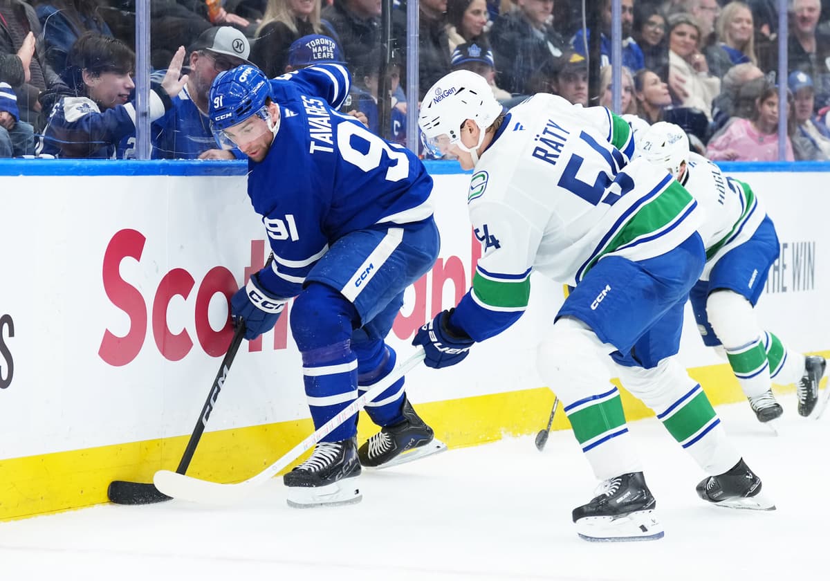 Aatu Räty stands out in 5-0 blowout Canucks loss to Leafs