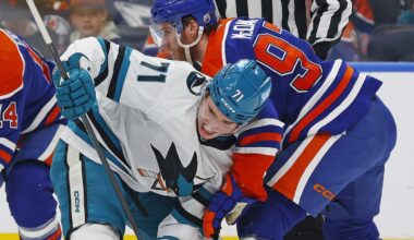 Oilers fend off up-and-coming Sharks to end winning-streak curse