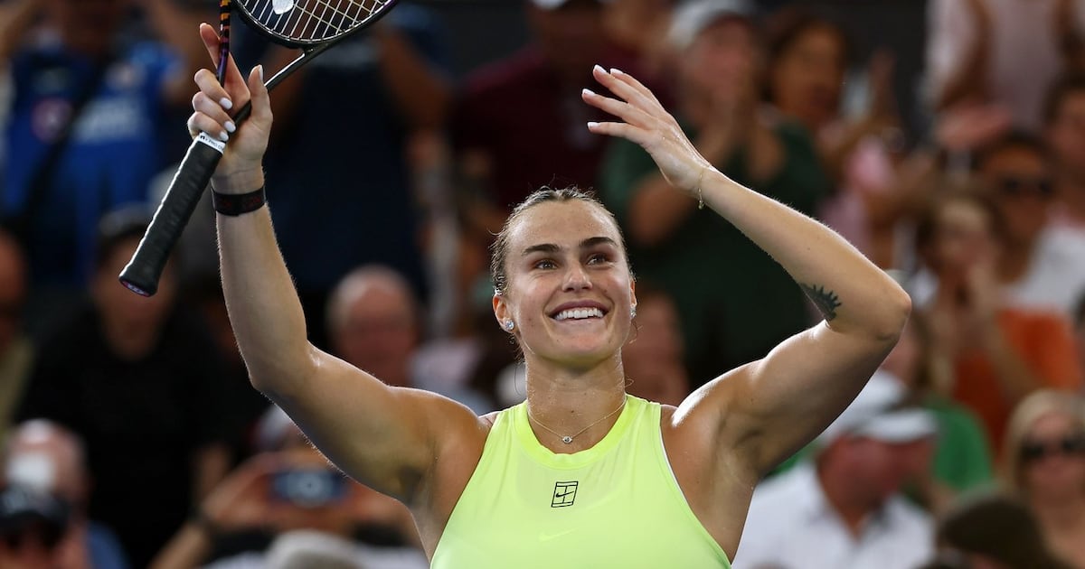 Sabalenka wins Brisbane final amid frosty exchange with Kostyuk, Medvedev tops Nakashima