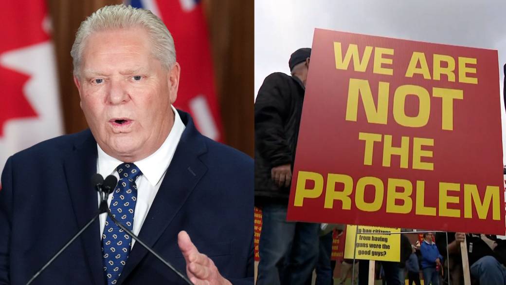 Click to play video: 'Doug Ford slams Carney’s gun buyback program, says bail reform needed instead'